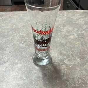 Budweiser beer glass  